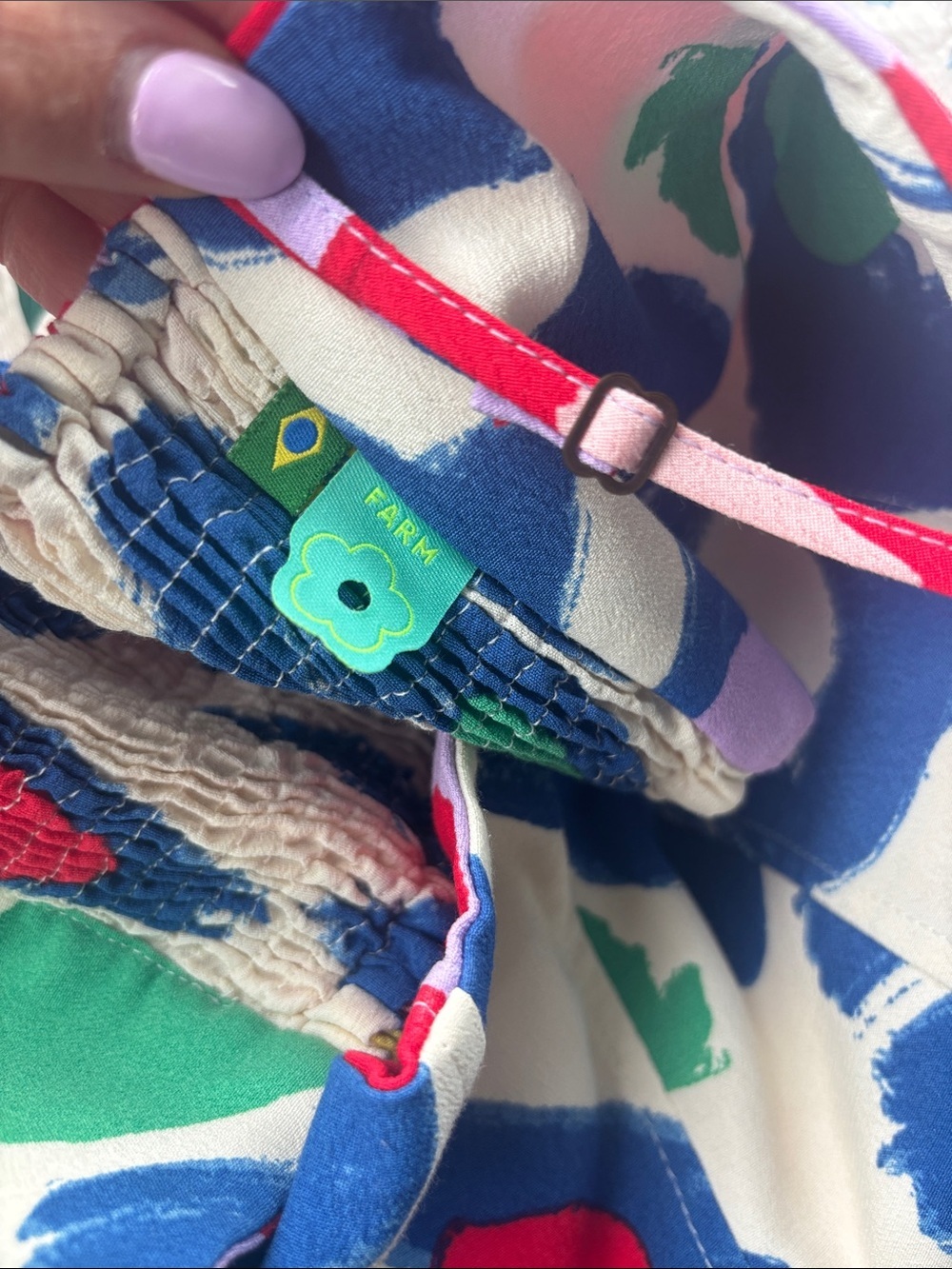 Farm Rio | L | Reversible Top - Colorful Print - Picture 7 of 7